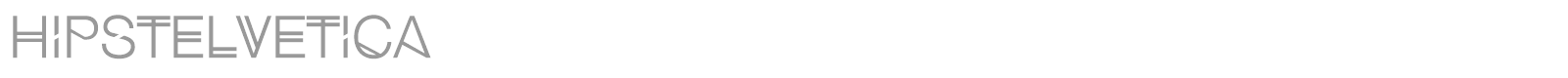 Hipstelvetica font preview